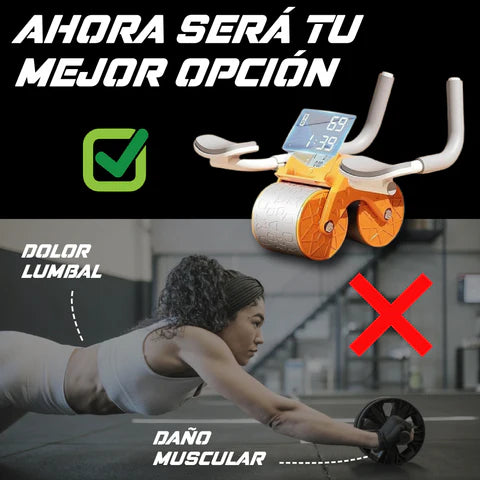 Rueda Abdominal Con Rebote Automático