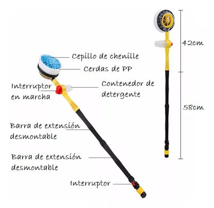 CEPILLO GIRATORIO PARA LAVADO DE VEHICULO